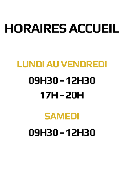 HORAIRES D'ACCUEIL image