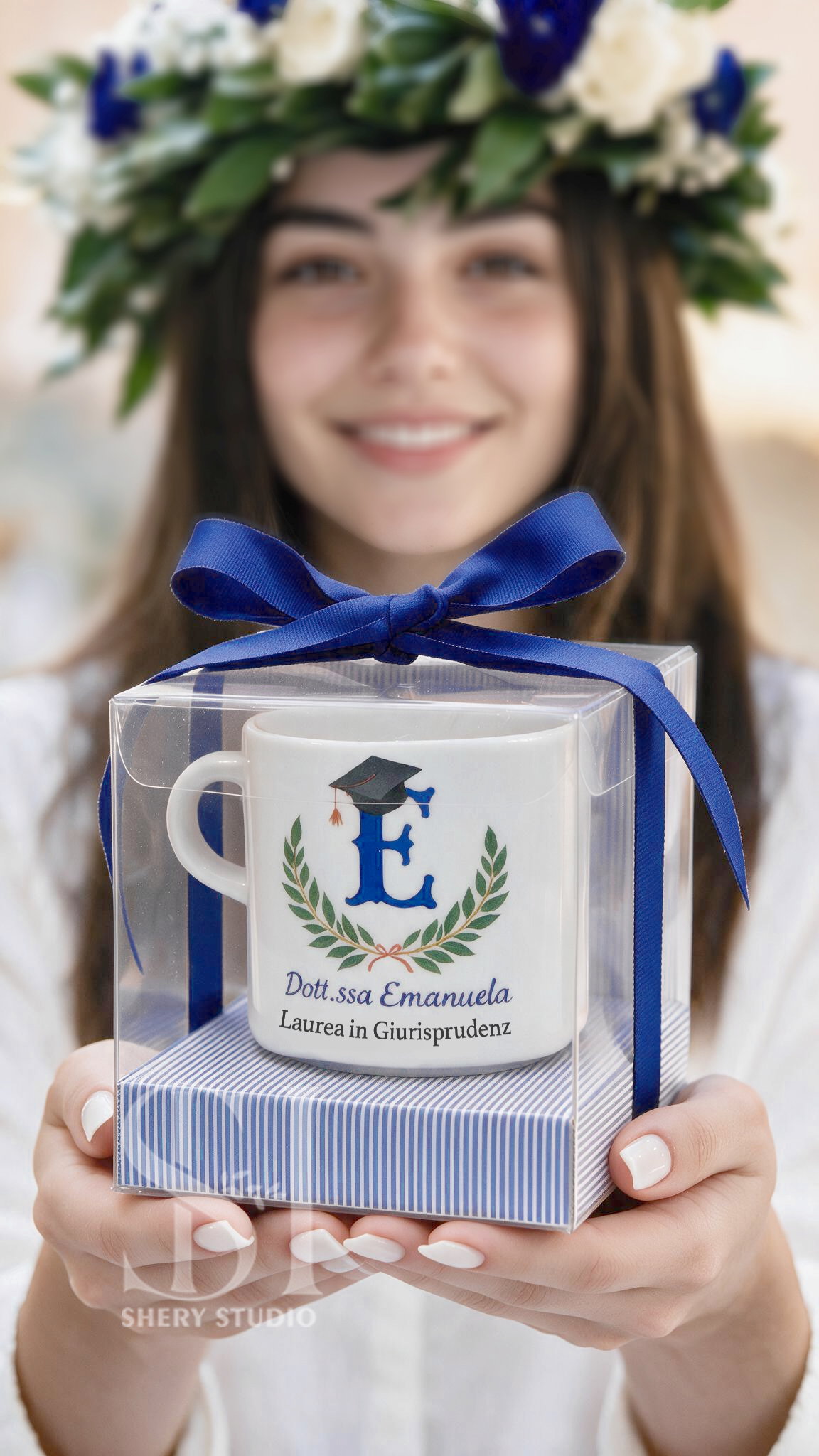 TAZZINE personalizzate, Bomboniere LAUREA