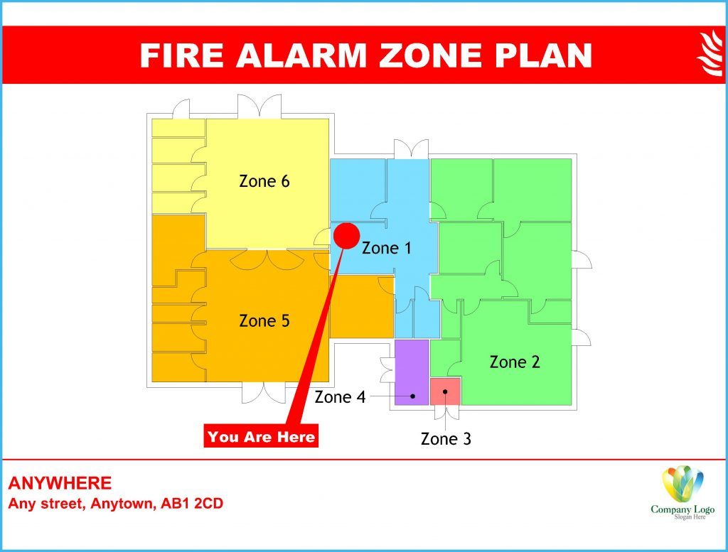 Fire Alarm Zone Plans & Fire Alarm Identification Zone Plans - Reading, Berkshire