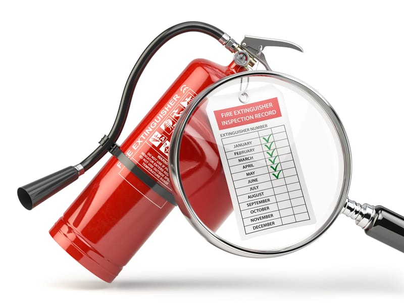 Fire Extinguisher Service & Maintenance Certificate