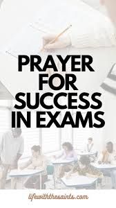Exam prayer