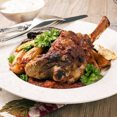 שׁוֹק טָלֶה בְּנוסַח נַבַרָאן  JARRET D'AGNEAU NAVARIN