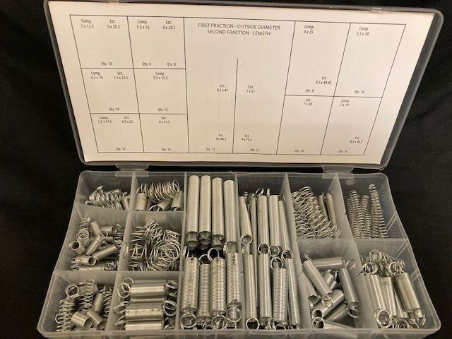 Assorted 200 pc Box Springs Compression & Extension