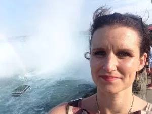 Christel Rosenkilde Christensen at Niagara Falls