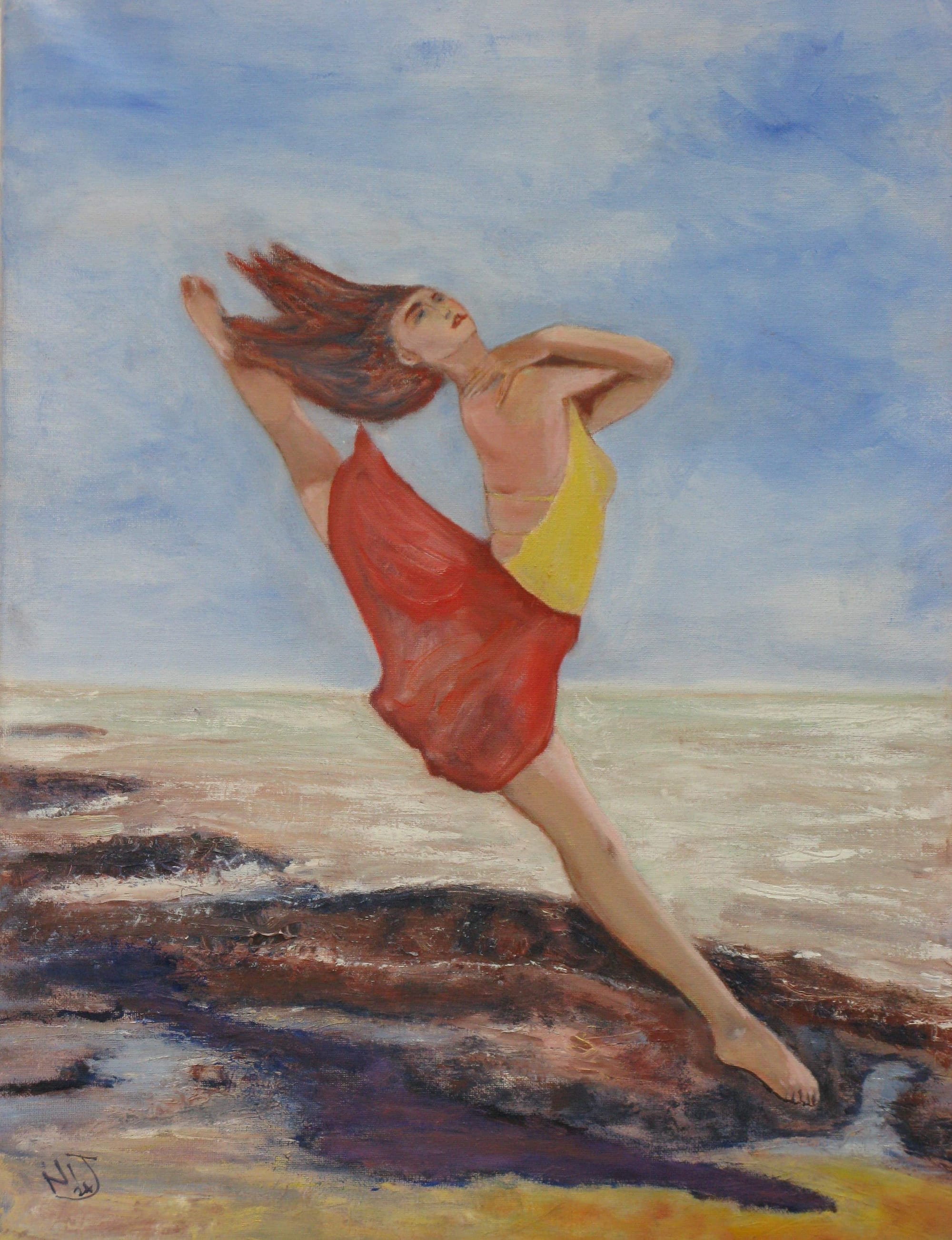 Dancer at the Beach