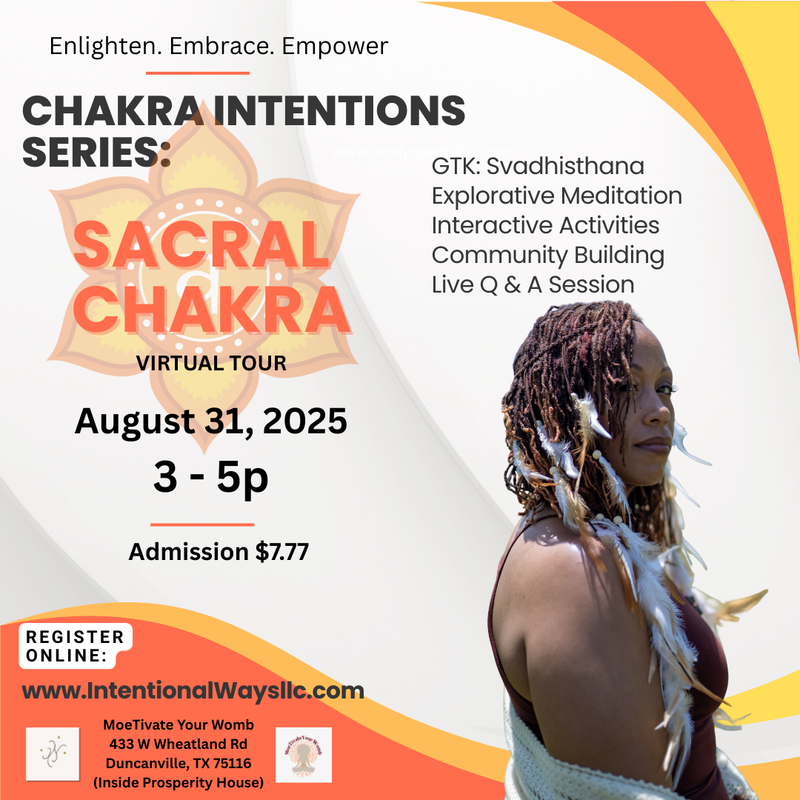 Chakra Intentions Series: The Sacral Chakra Virtual Tour