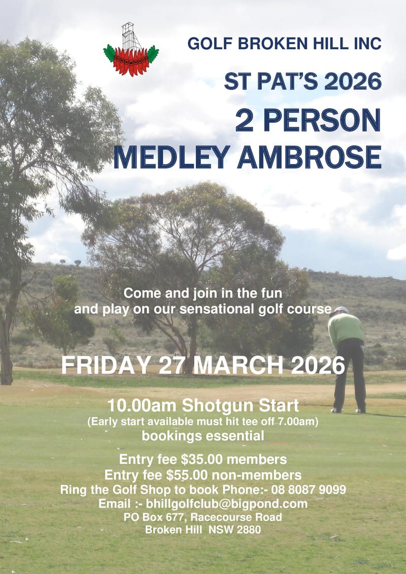 St Pats Golf Day 2026