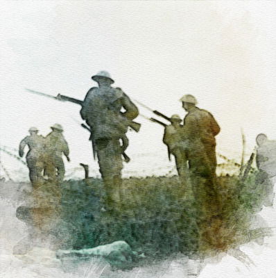 A Wigan Poem - Written on The Somme in May 1918.