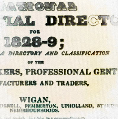 1829 Wigan Directory