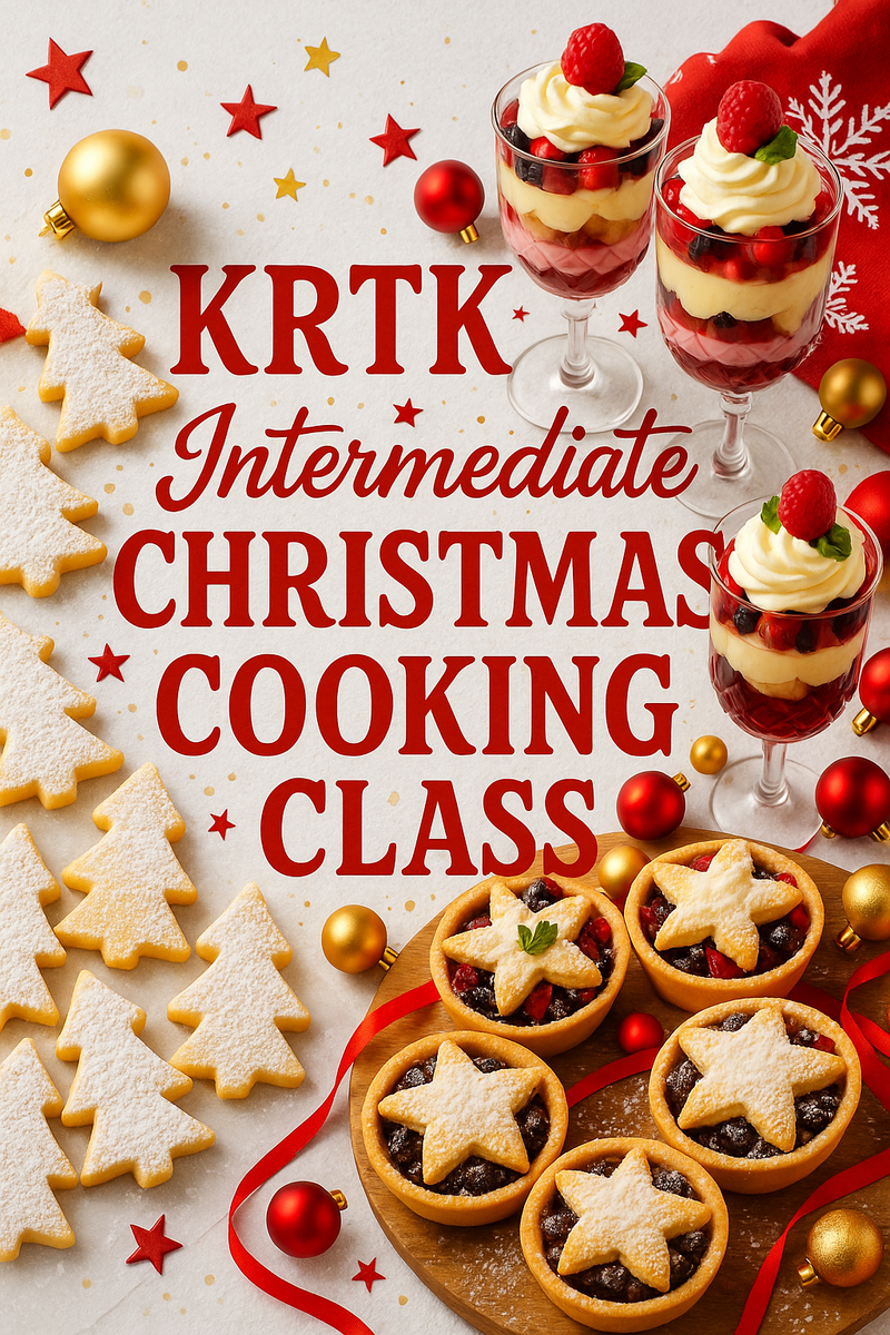 Intermediate Christmas Desserts Cooking Class
