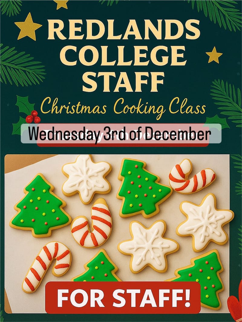 REDLANDS COLLEGE STAFF- CHRISTMAS CLASS