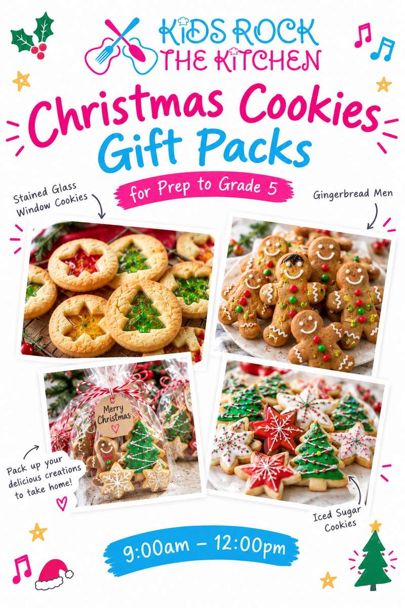 Christmas Cookie Packs - Beginner Cooking Class
