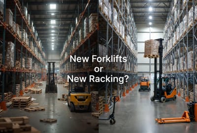 Solve Warehouse Inefficiency: Forklifts vs Racking in Singapore
