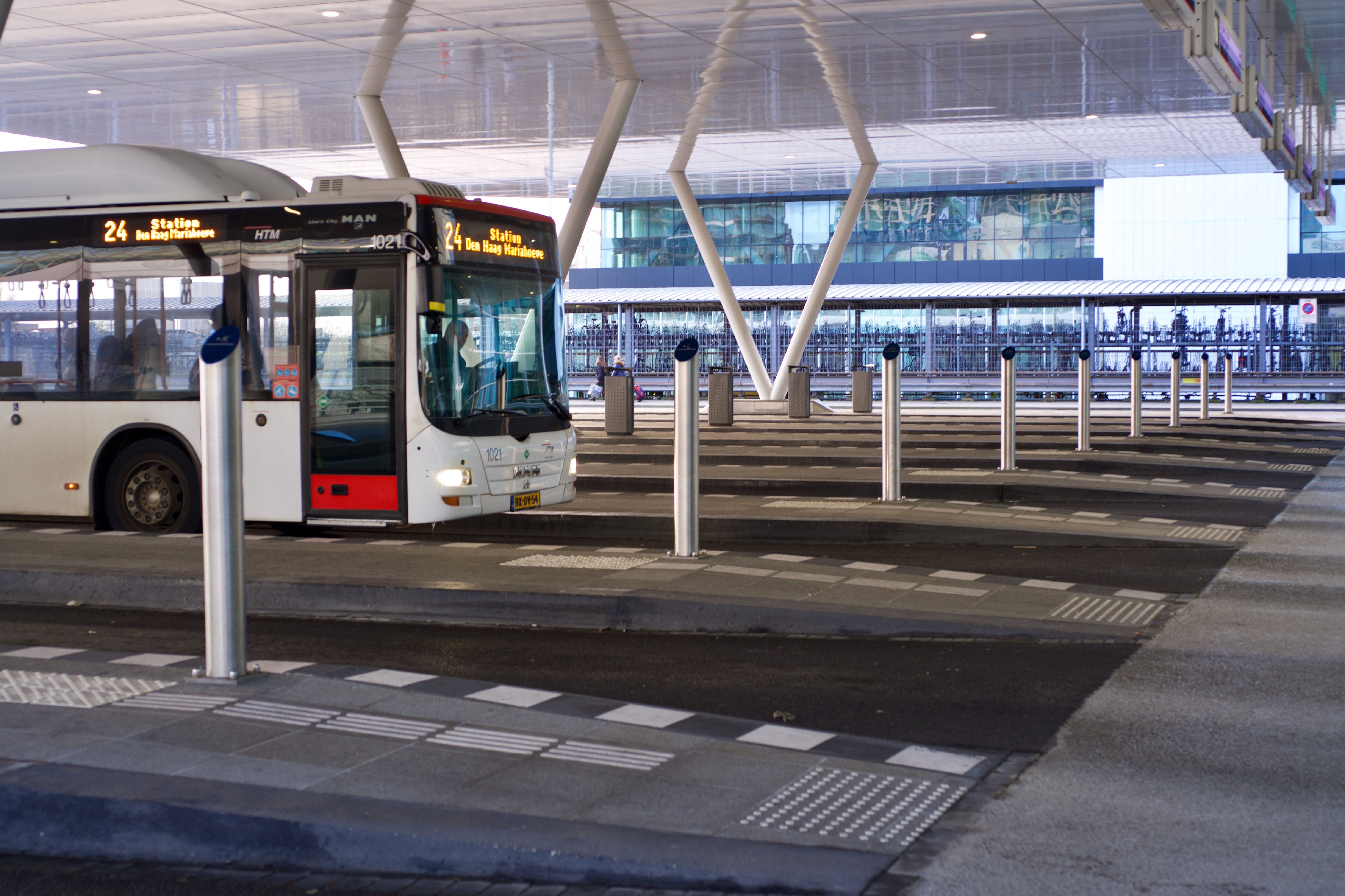 Information signs with Braille.