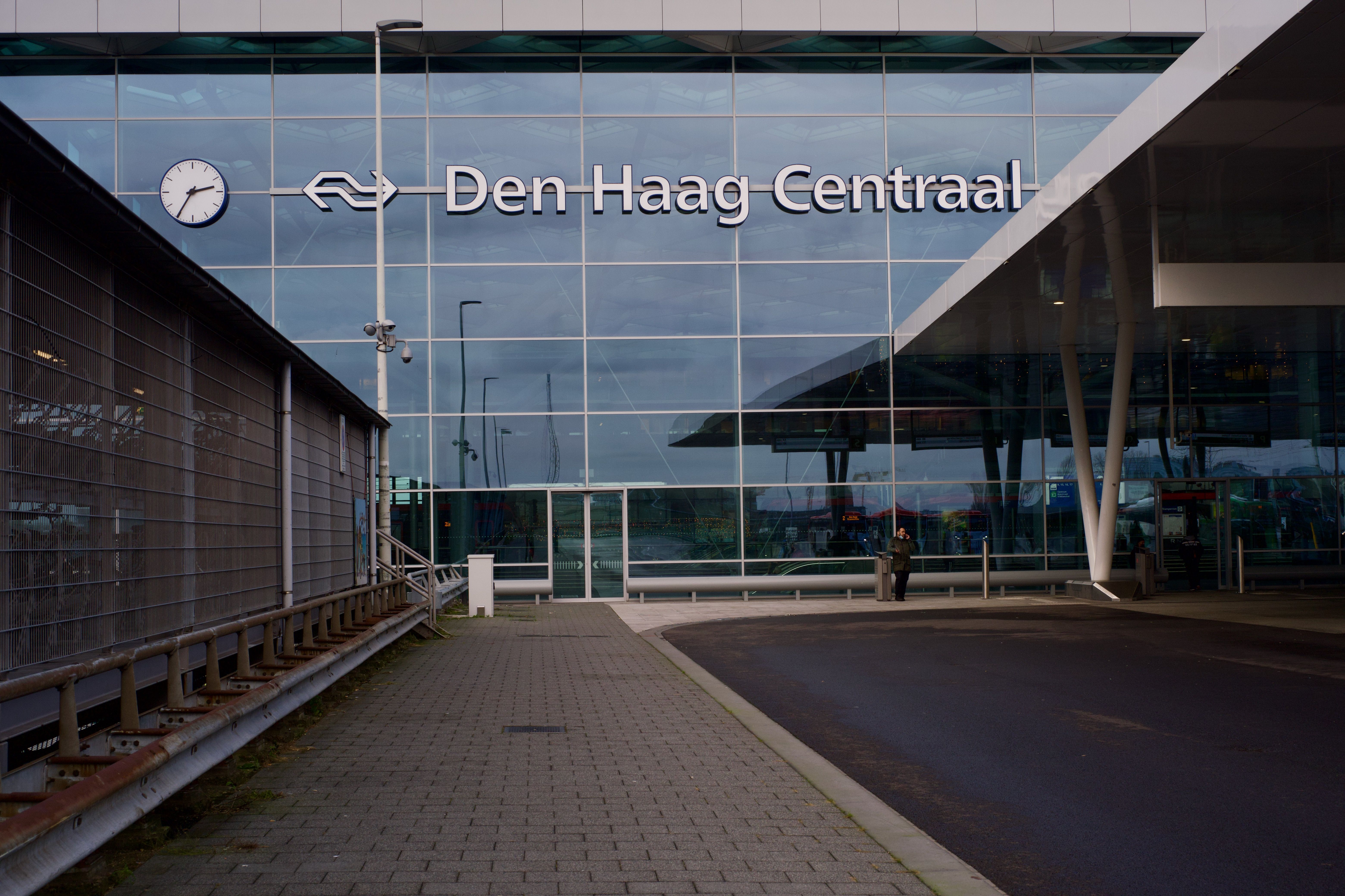 Information signs with Braille.