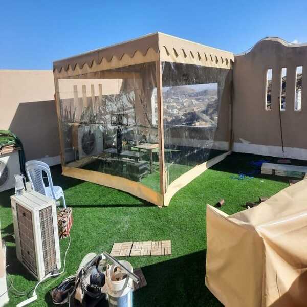 مظلات أحواش للمنازل والفلل تركيب بالمدينة المنورة