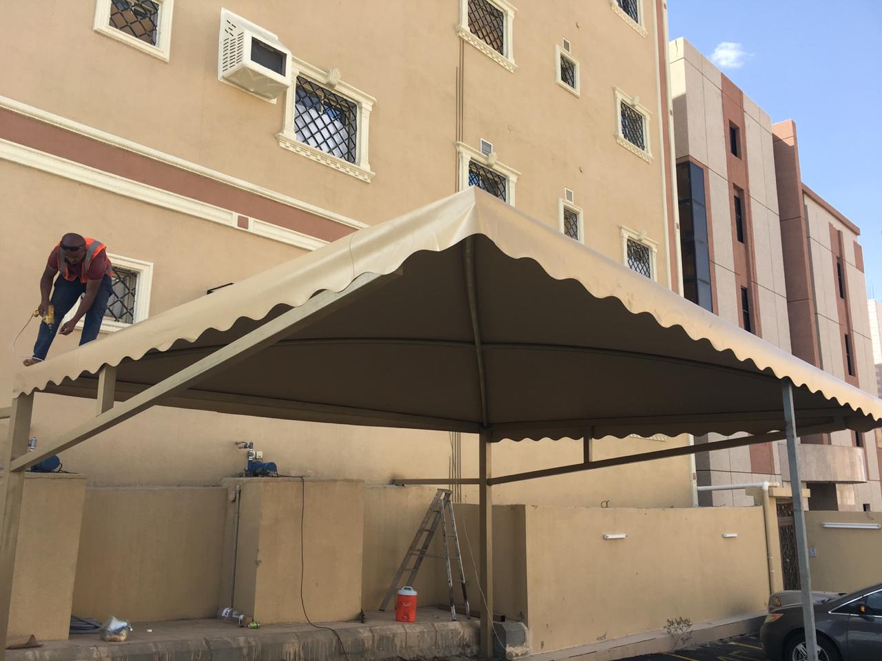 محل تغيير قماش المظلات في المدينة المنورة