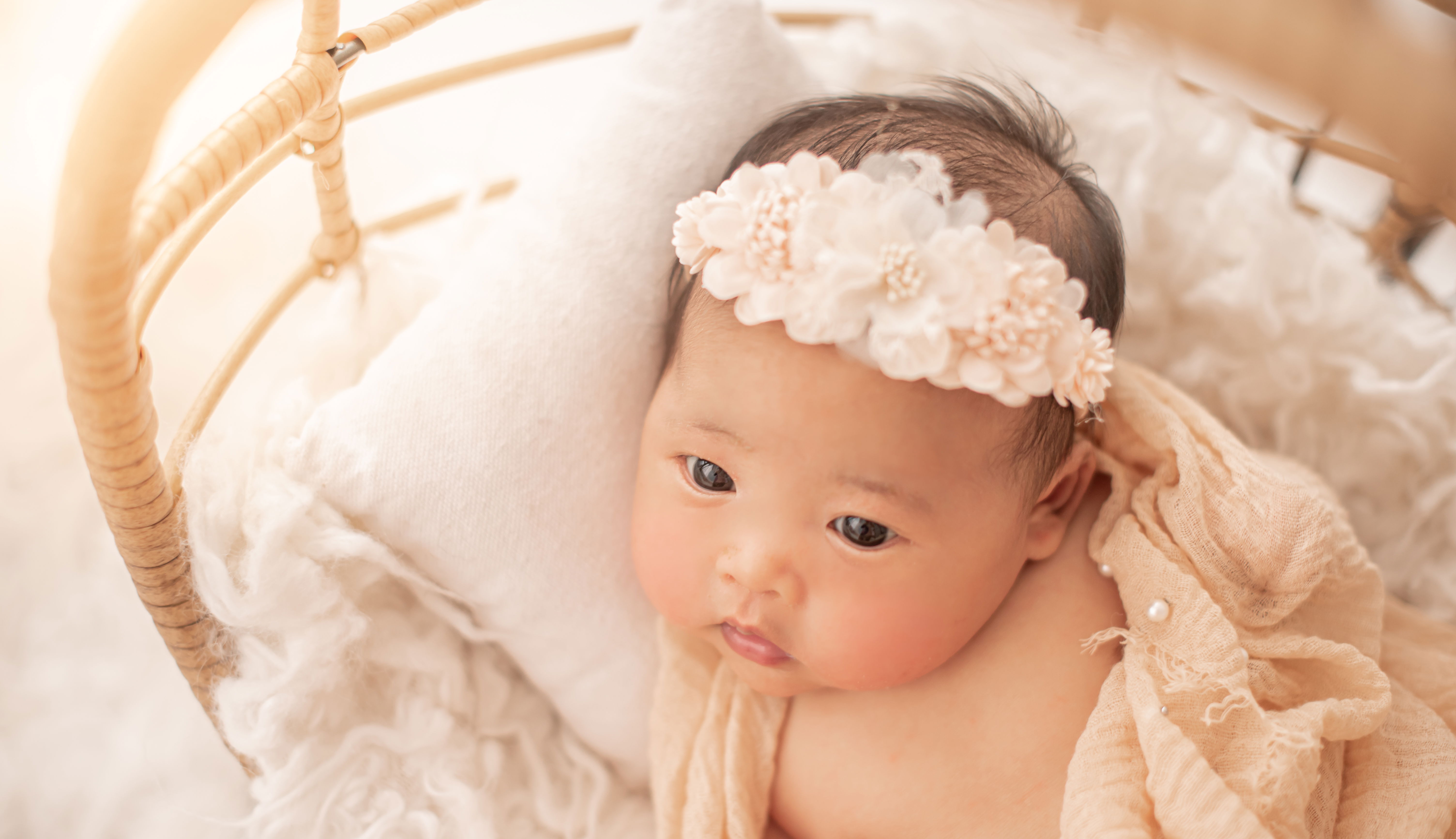 Newborn girl reston newborn session