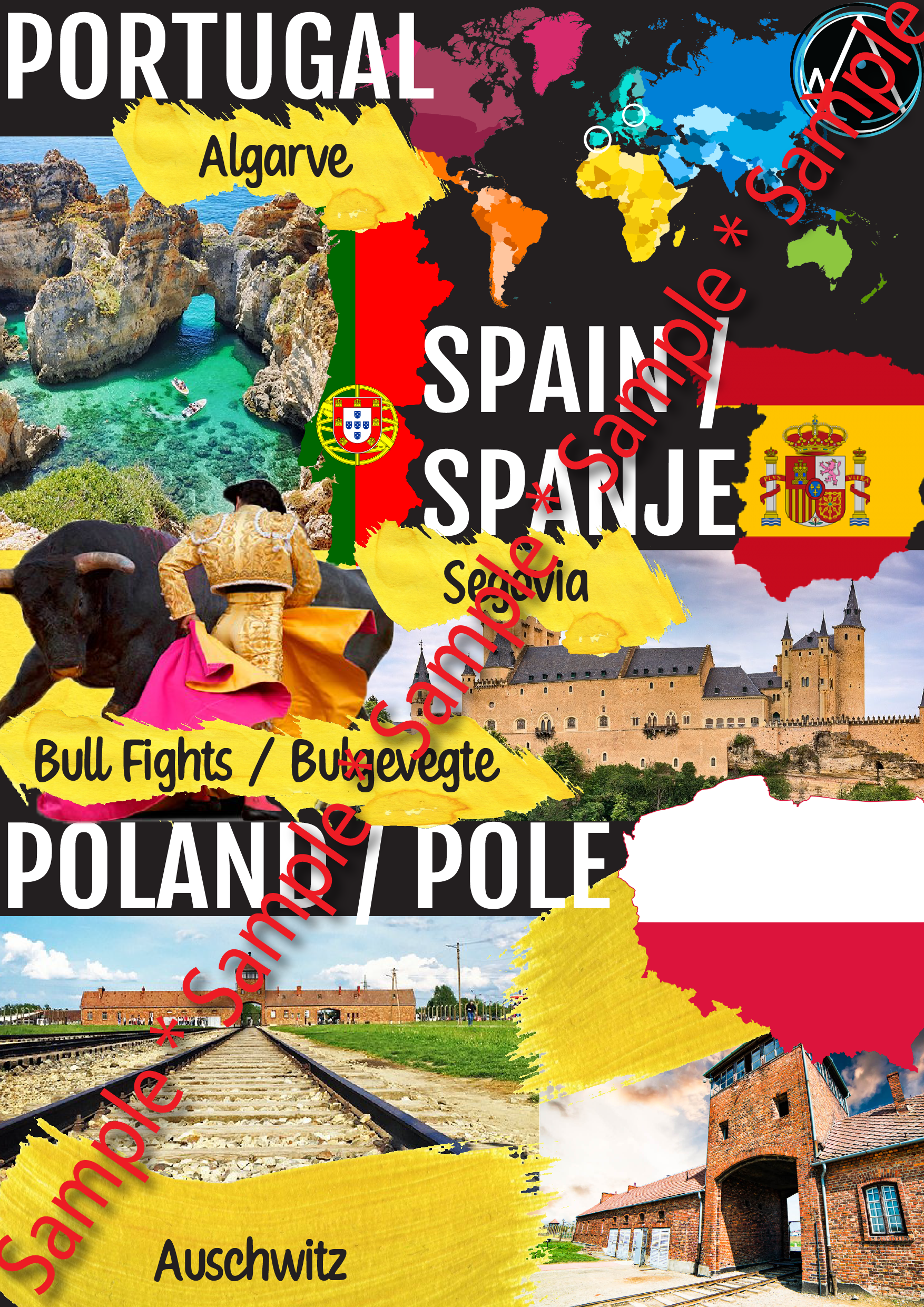 T PosterPack #2: Portugal; Spain; Poland