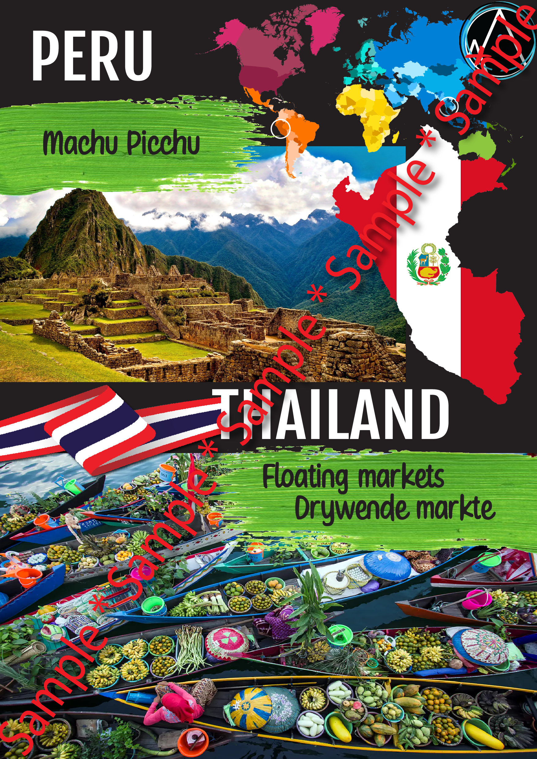T PosterPack #2: Peru; Thailand