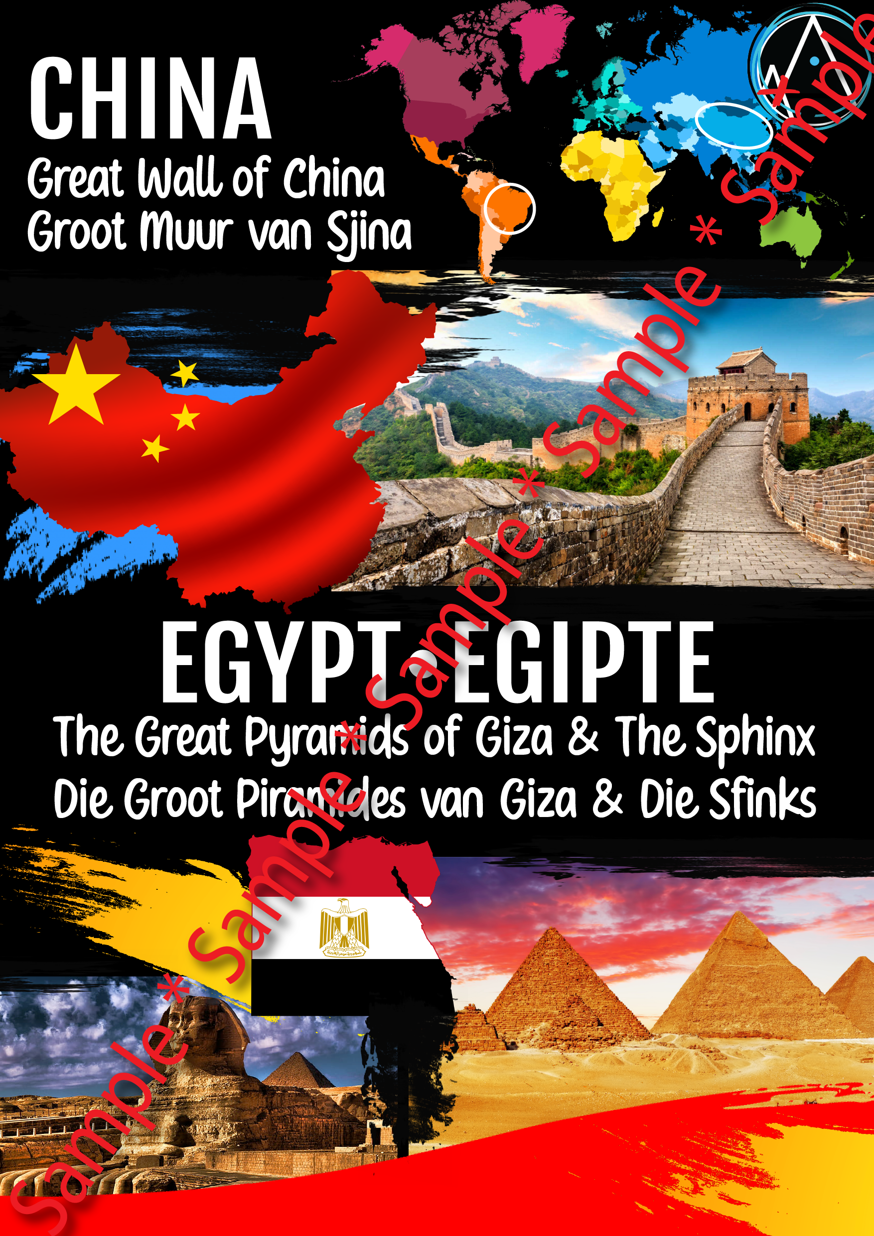 T PosterPack #3: China; Egypt