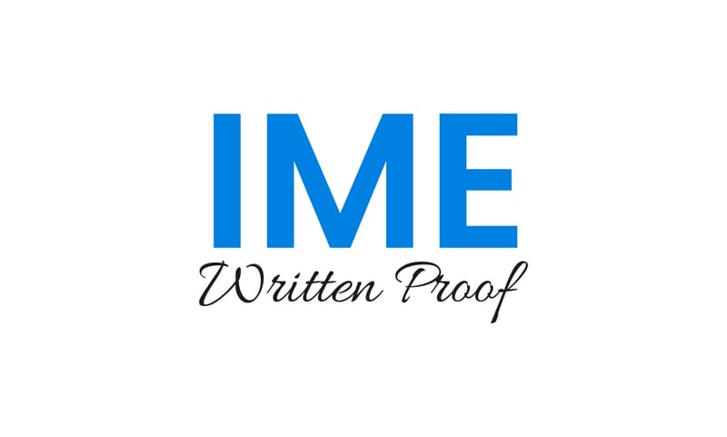 Written Proof