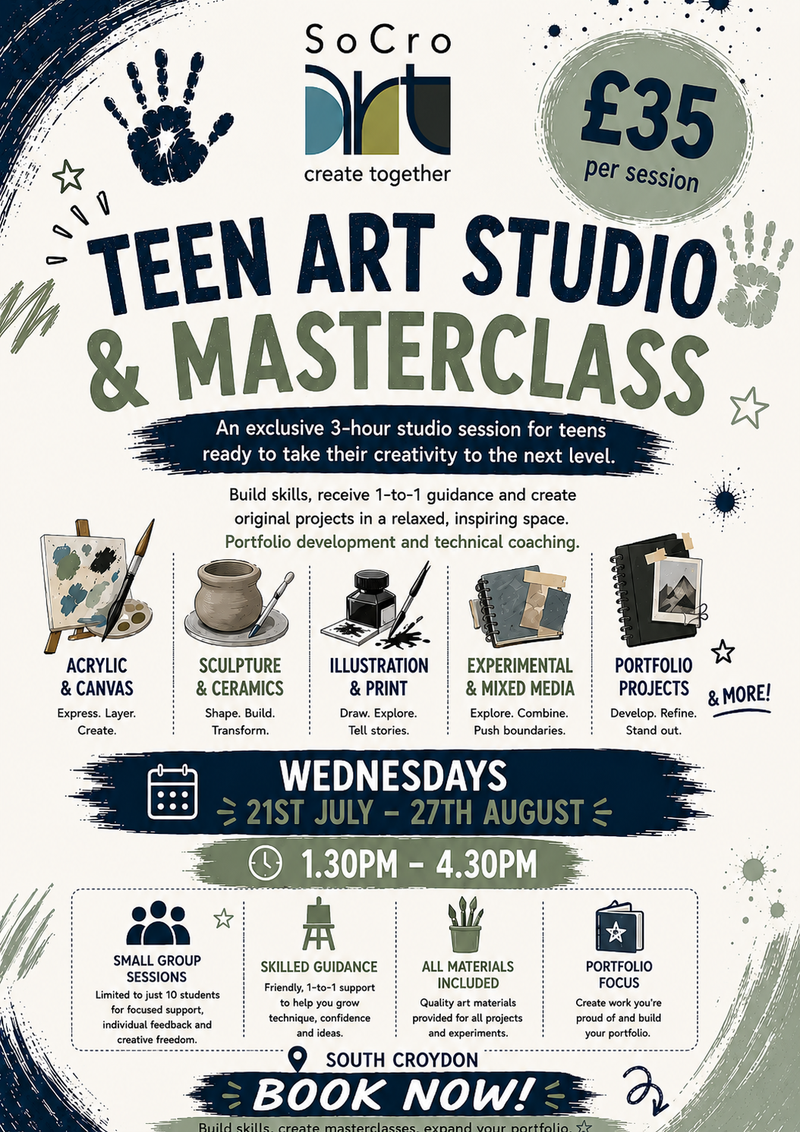SoCro Art - Teens Art Workshops