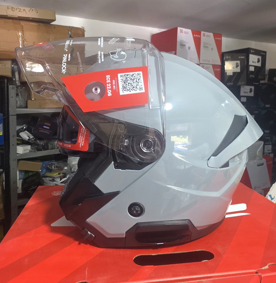 קסדה 3/4 ls2 verso II אפור בטון תקן חדש דגם חדש ב550₪