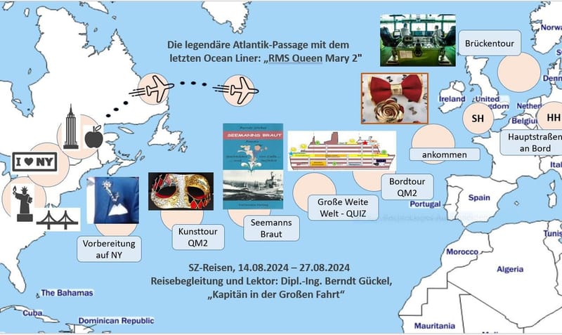 Transatlantik mit der Königin der Meere