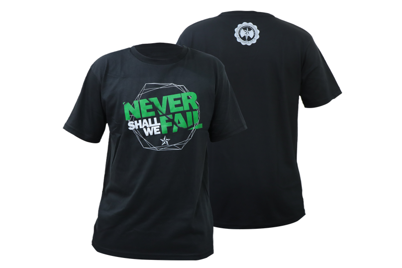 DLSMHSI SHIRT - Never Shall We Fail Black