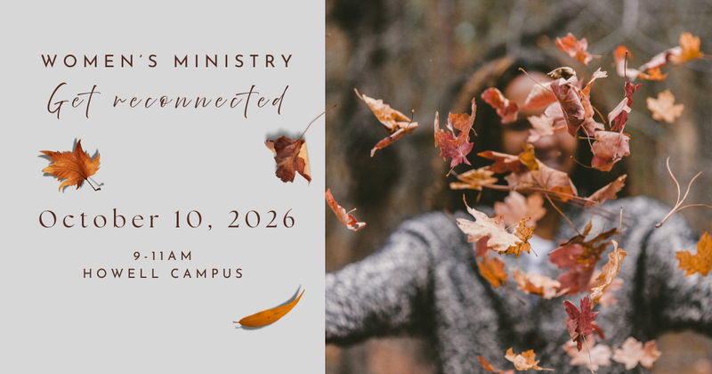 Women’s Ministry October 10th 9-11am