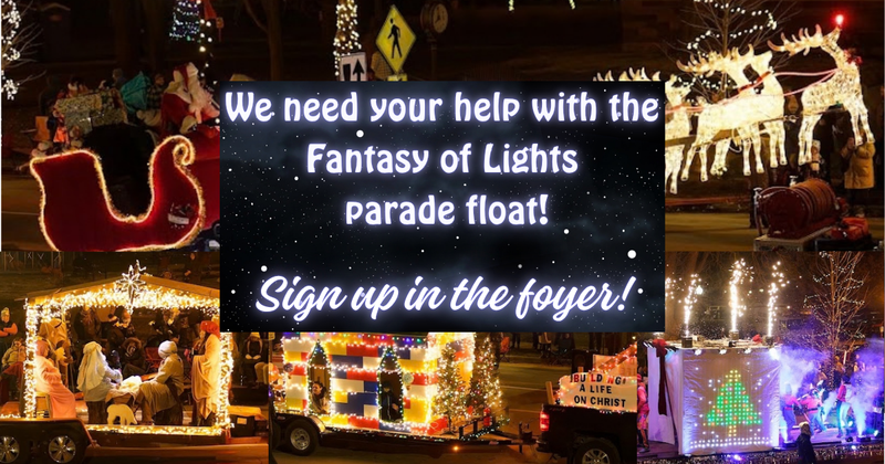Fantasy of Lights Float: We Need You!