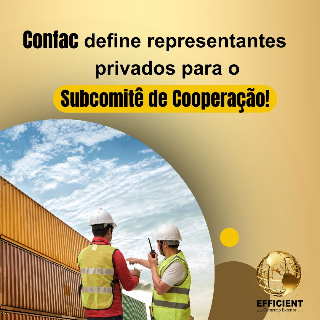 Confac Define Representantes Privados para o Subcomitê de Cooperação.