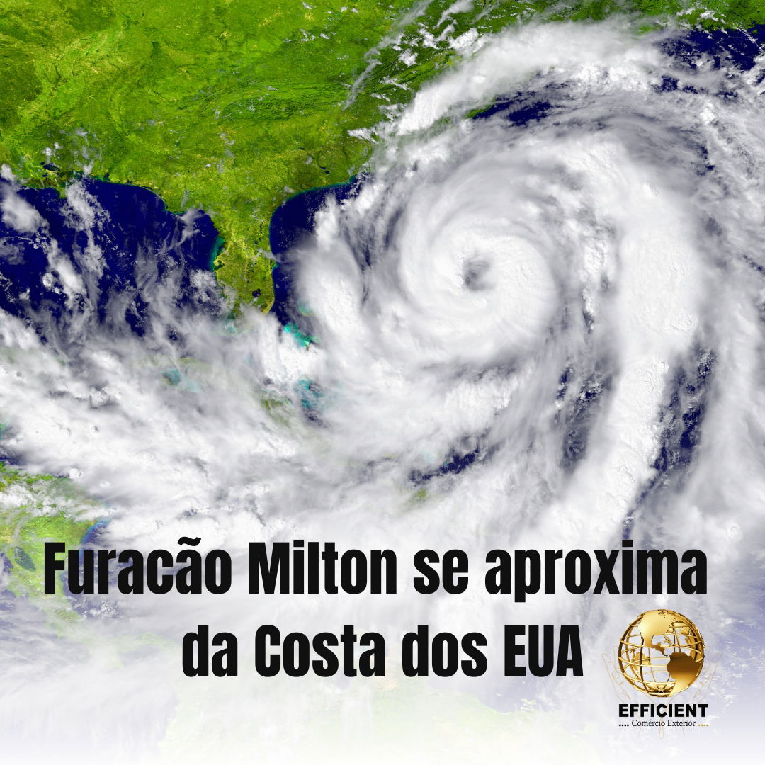 Furacão Milton Se Aproxima da Costa dos EUA.