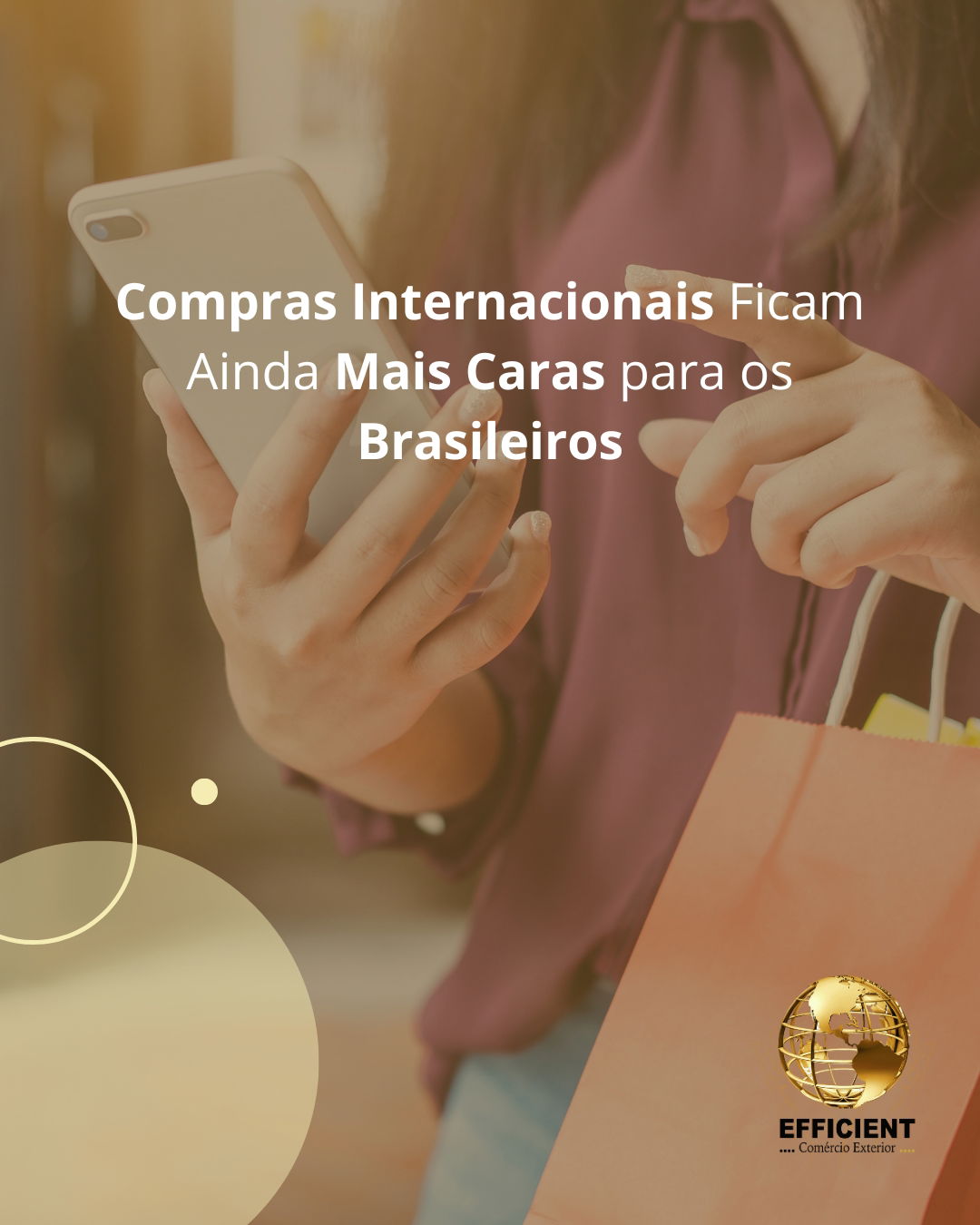 Compras internacionais ficam mais caras ! 📦💸