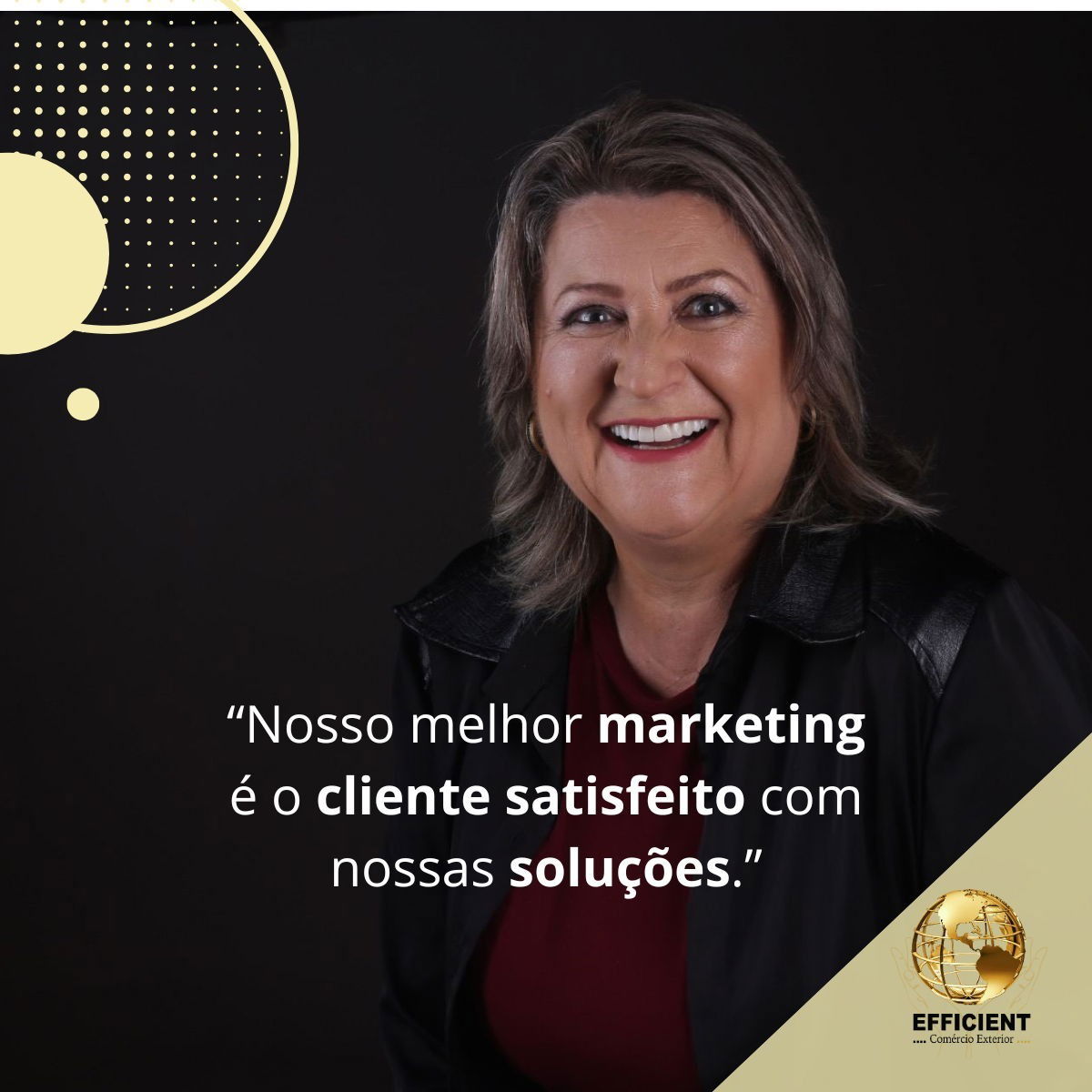 Nosso melhor marketing é o cliente satisfeito com nossas soluções.