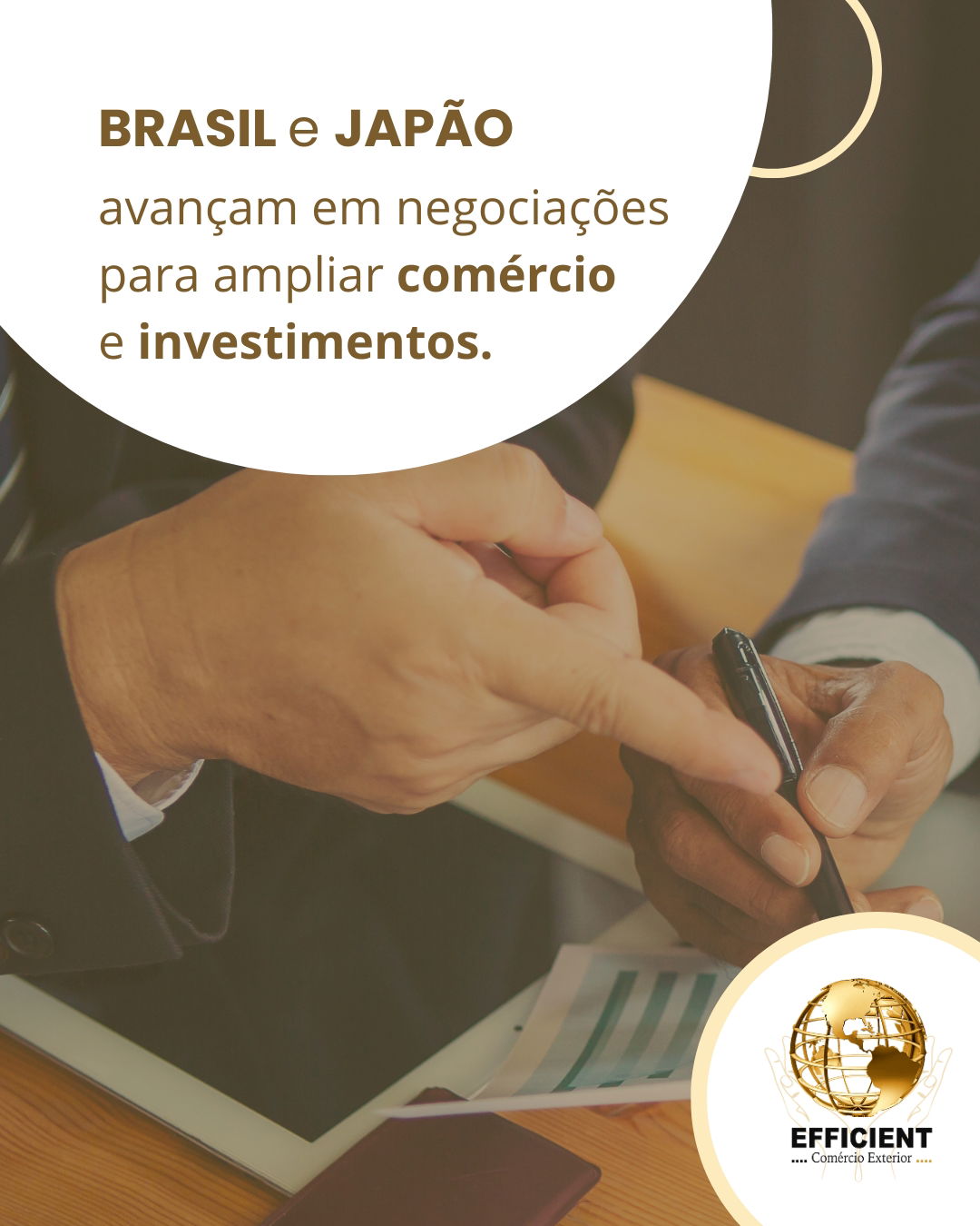 Brasil e Japão avançam em negociações para ampliar comércio e investimentos.