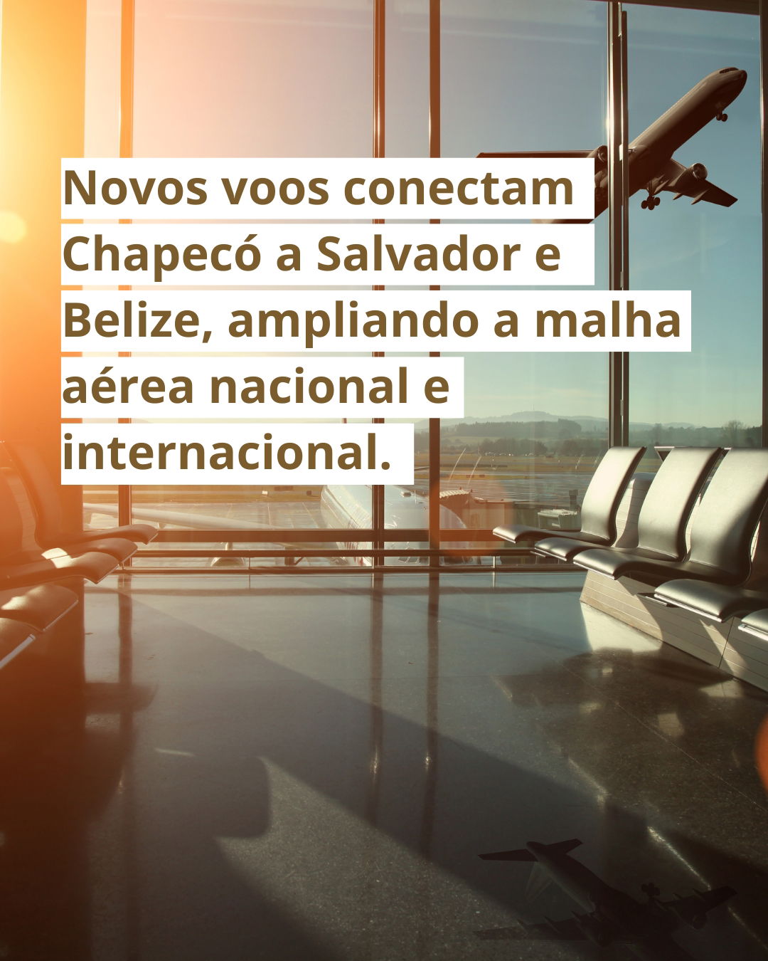 Aviação regional e internacional amplia rotas e reforça conectividade