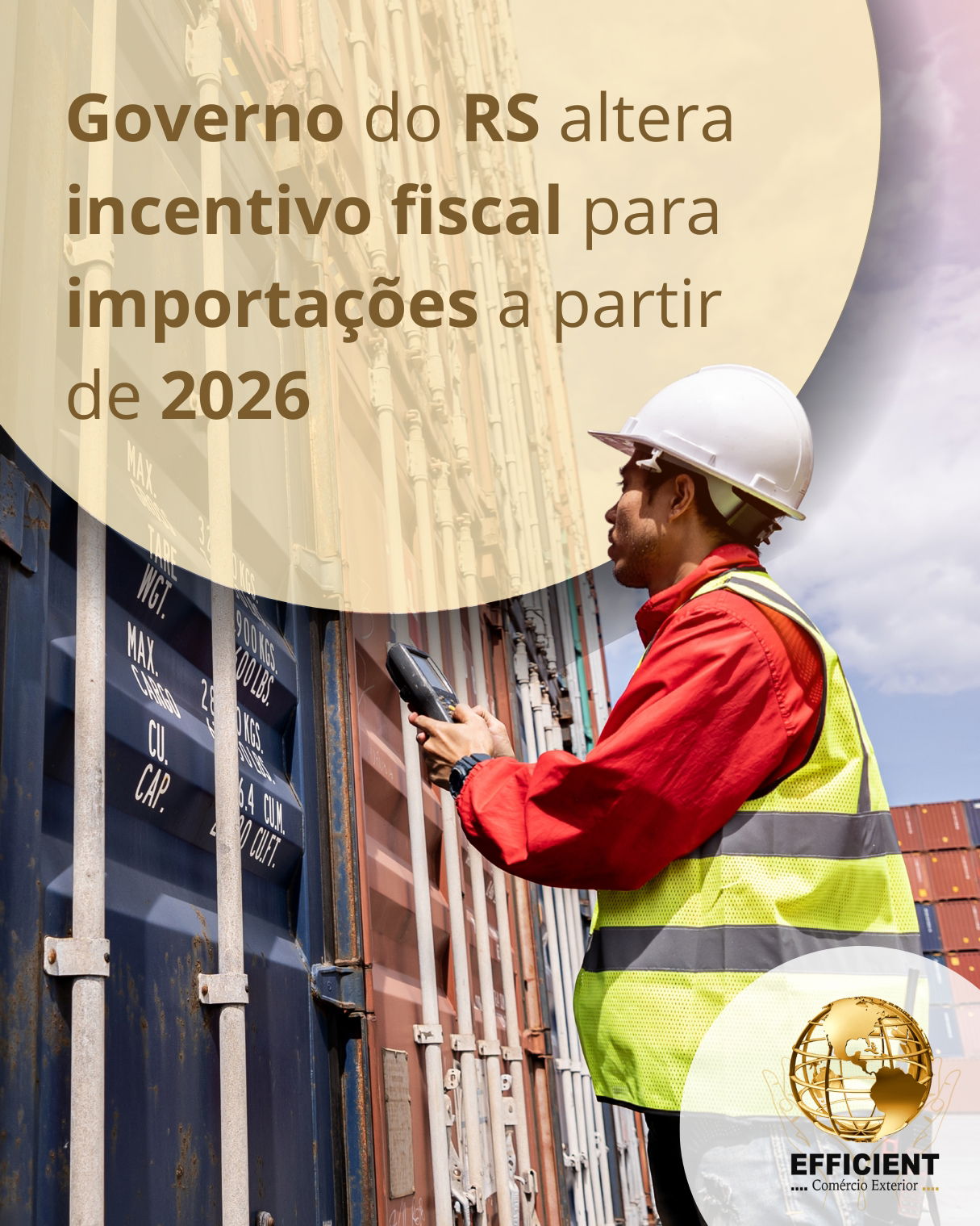 Governo do RS altera incentivo fiscal para importações a partir de 2026