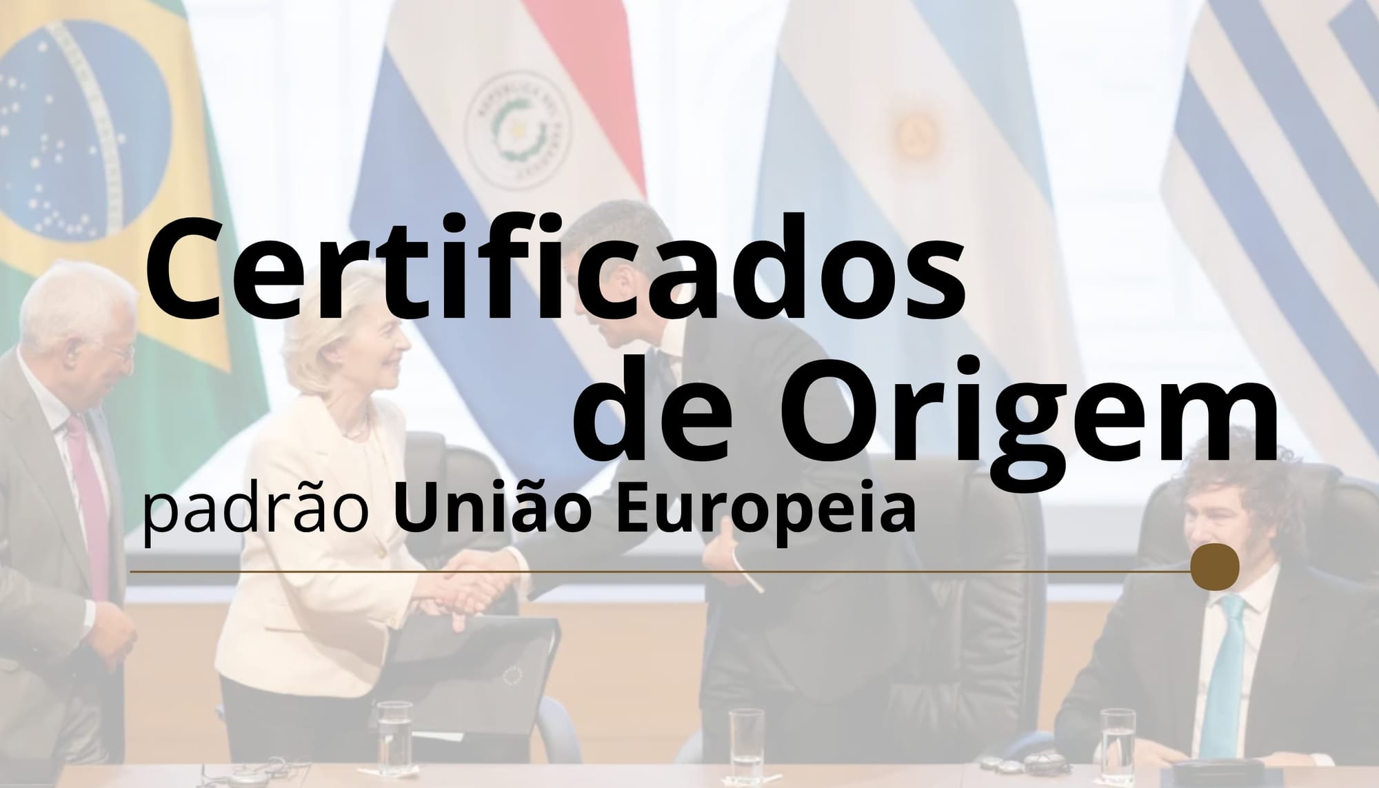 Certificado de Origem: a chave para aproveitar os benefícios do acordo Mercosul–União Europeia
