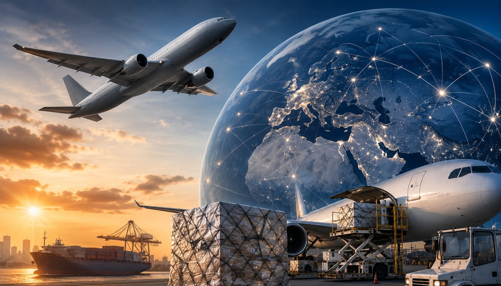 Cenário atual do frete aéreo internacional e espaço aéreo global