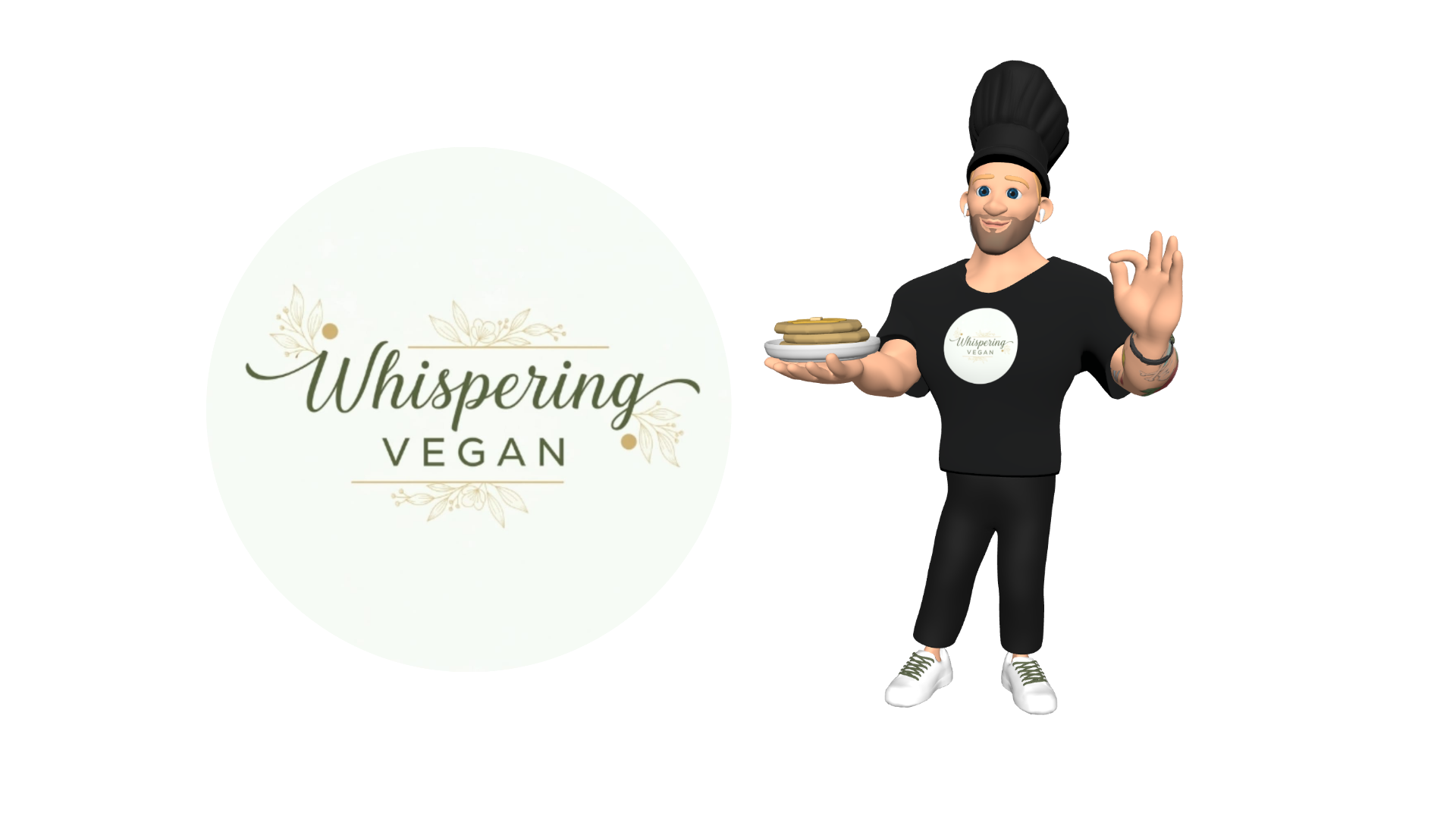 🌱 Whispering Vegan – Custom 3D Avatar