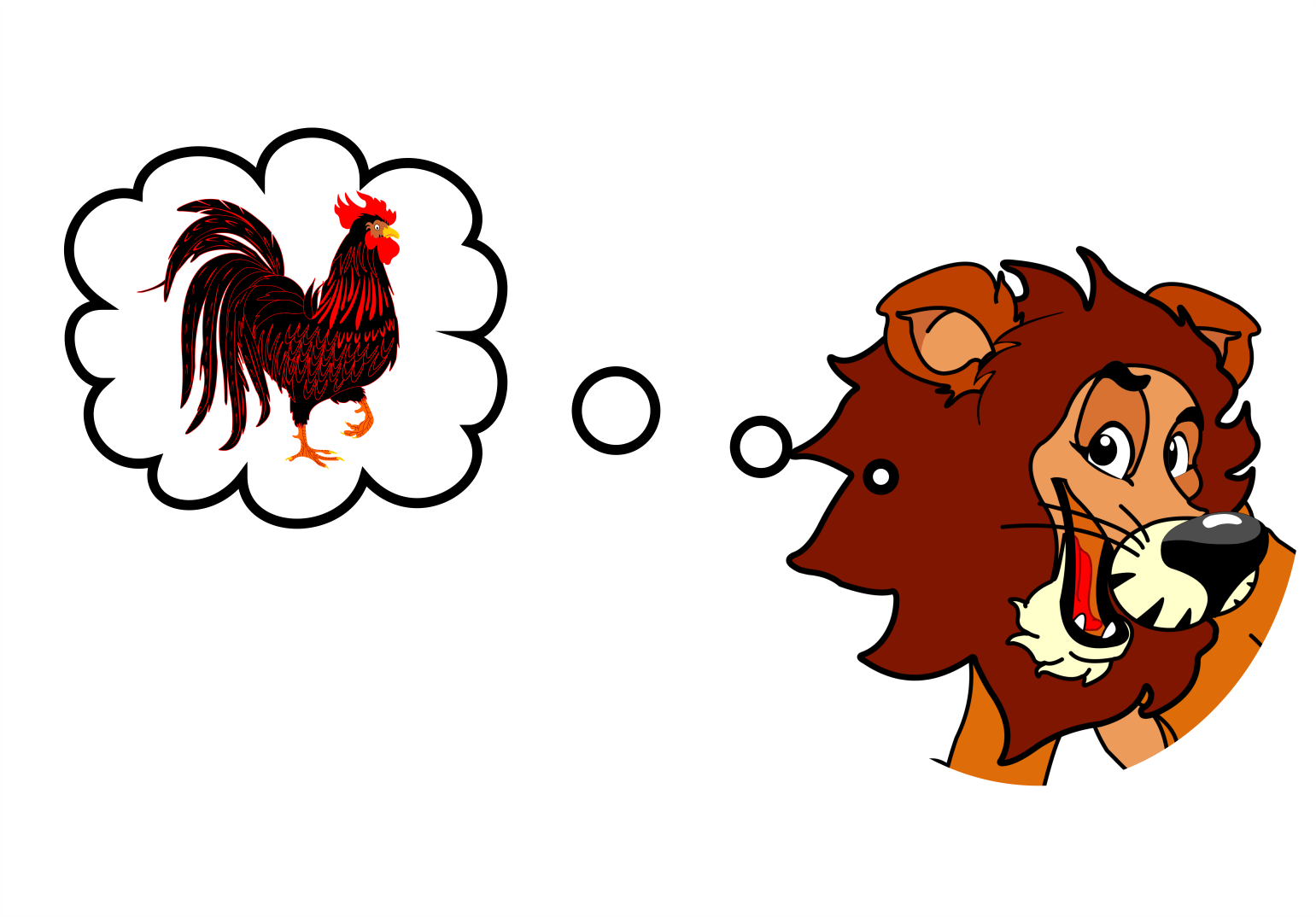 A Lion with Fear