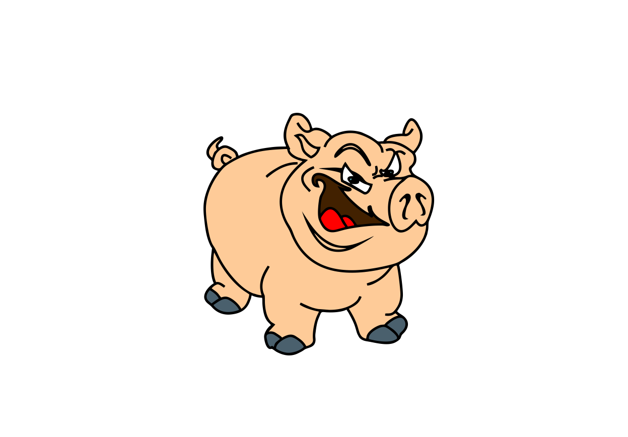 A pig or an angel