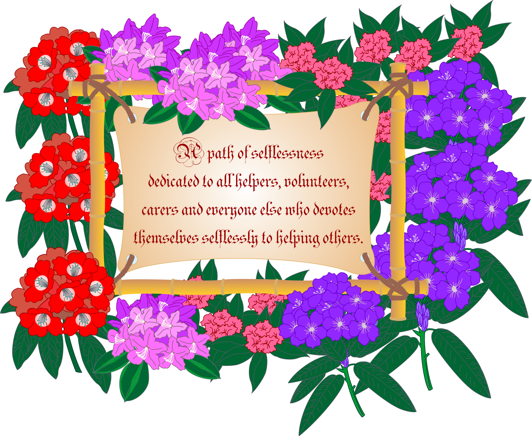 selflessness flowers