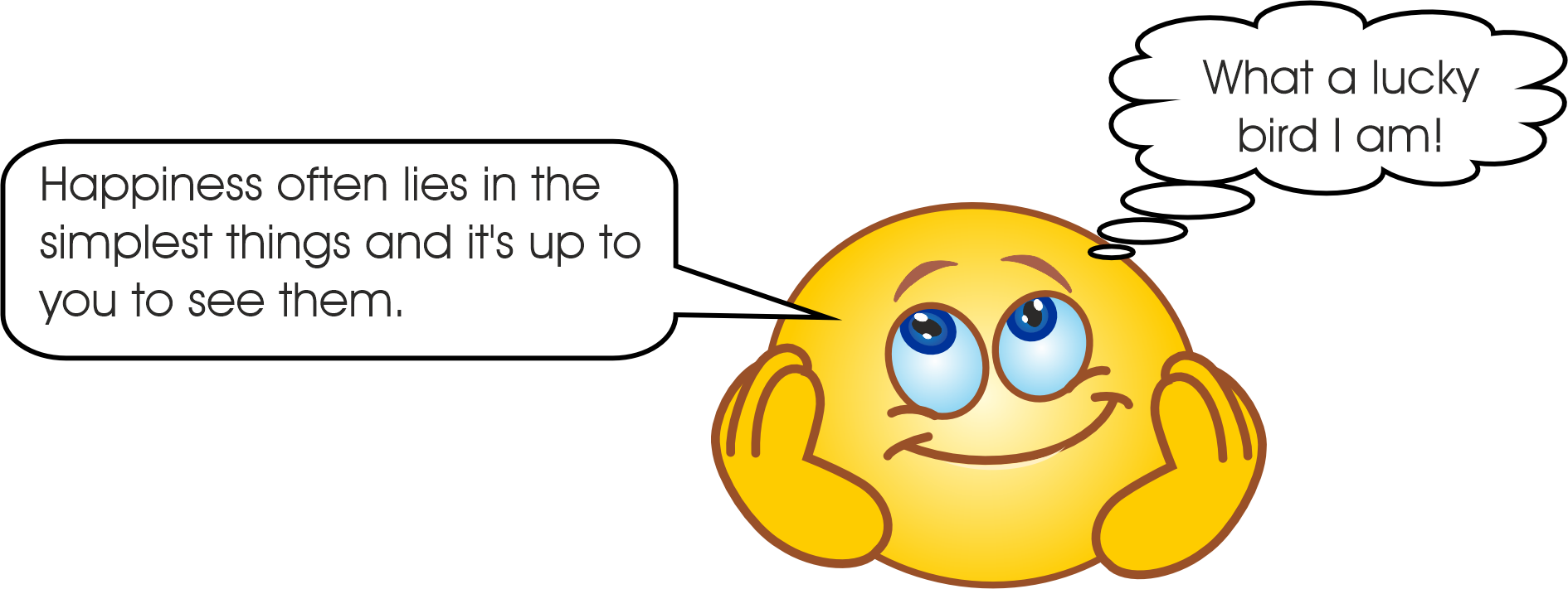 Lesson about perspective on luck