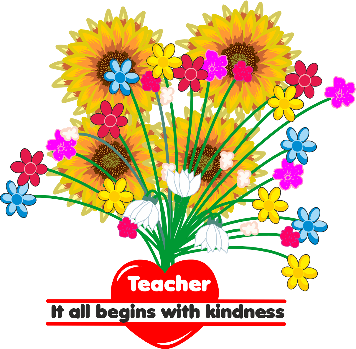 Flowers for teacher