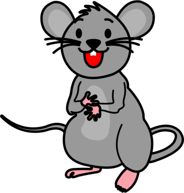 Grey mouse standing out among white mice