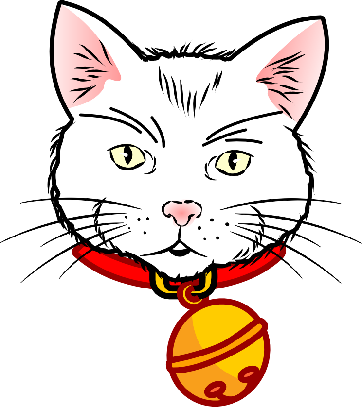 Mice discussing a clever plan with cat