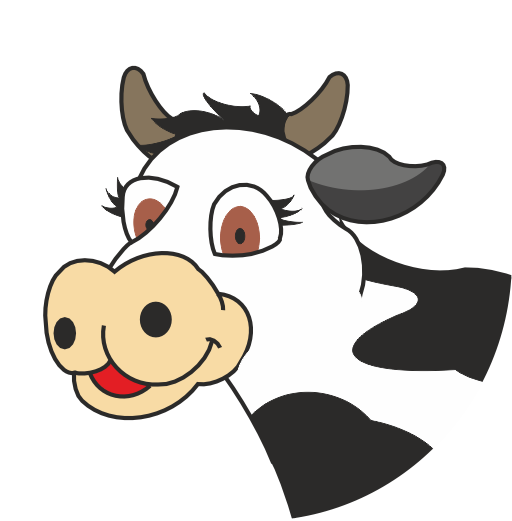 Cow grazing peacefully in a meadow